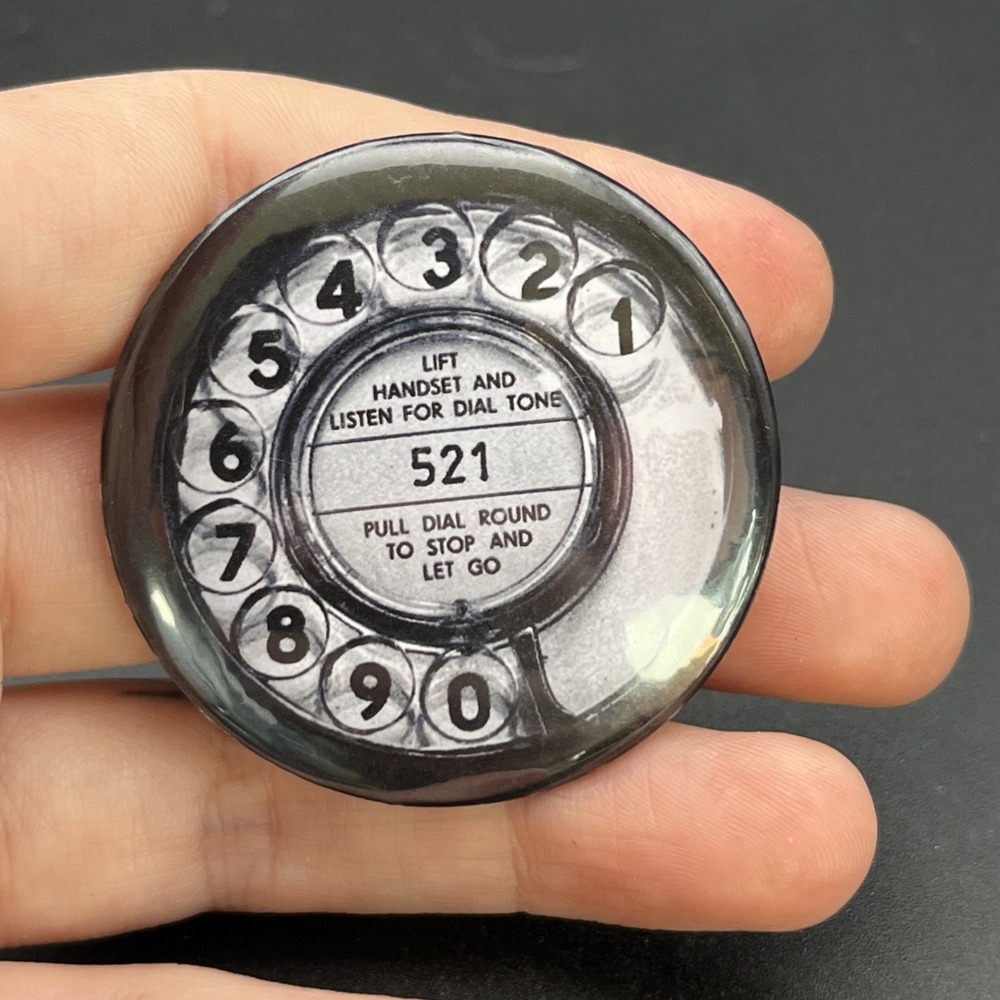 Rotary Phone Dial Button Pin‎